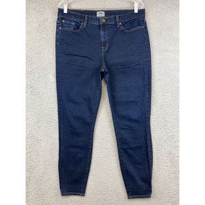 J Crew Women Denim jeans Toothpick Sz 32 stretchy